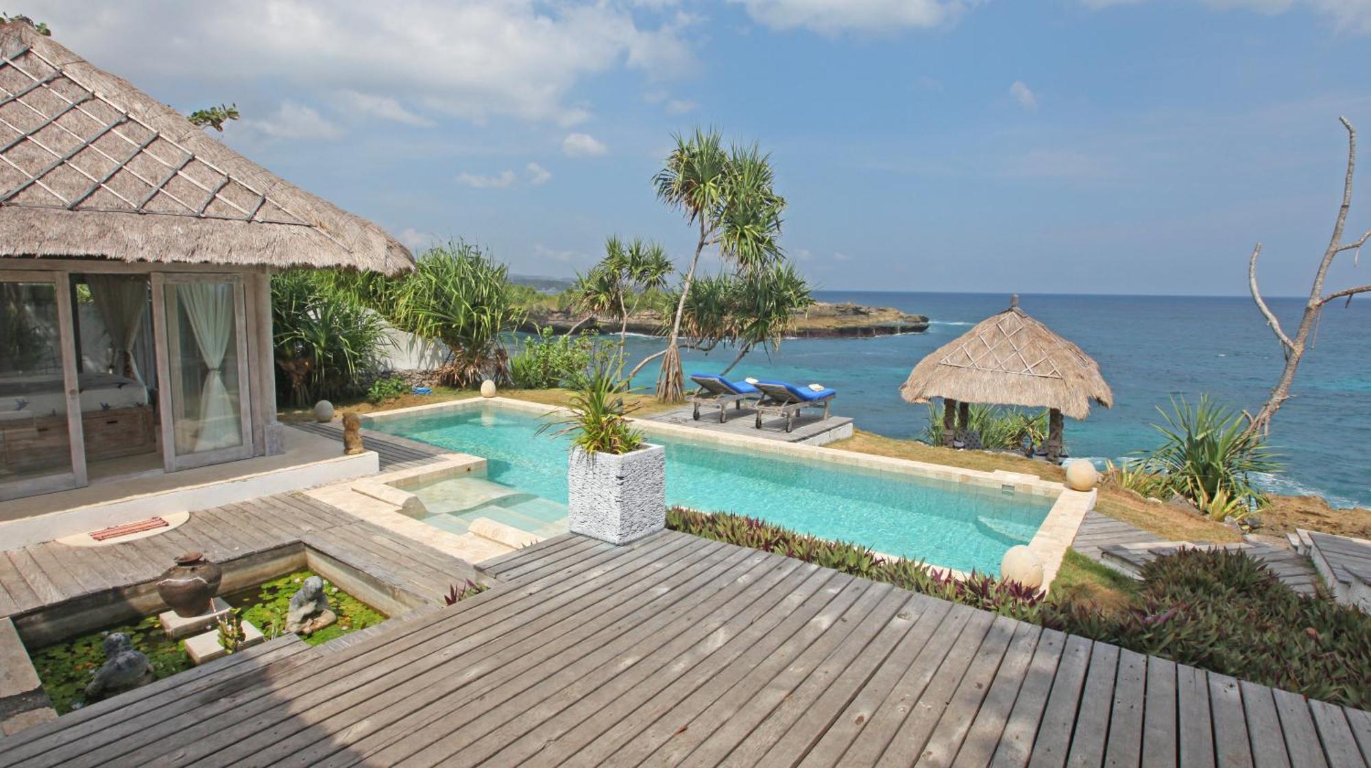 Villa Lumba Lumba - Oceanfront & Spectacular View! Lembongan Esterno foto